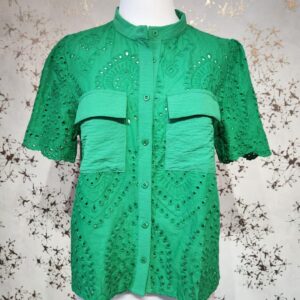 Camisa Verde bordado
