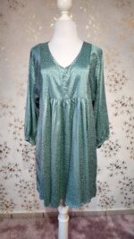 Vestido corto estampado animal print