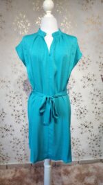 Vestido azul ajustable