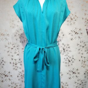 Vestido azul ajustable