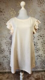 Vestido beige olanes