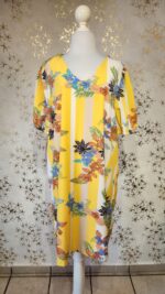 Vestido estampado tonos primaverales