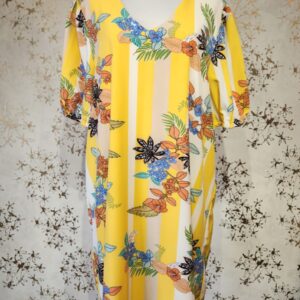 Vestido estampado tonos primaverales
