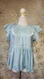 Blusa azul olanes