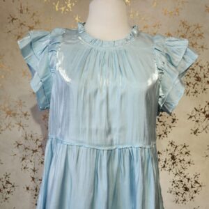 Blusa azul olanes