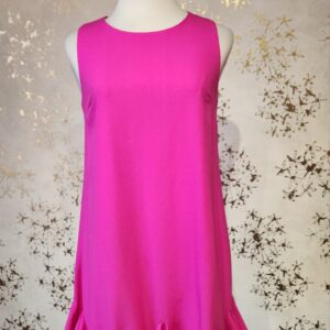 Vestido rosa fucsia escarola