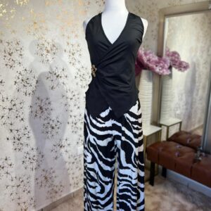 Pantalon estampado cebra